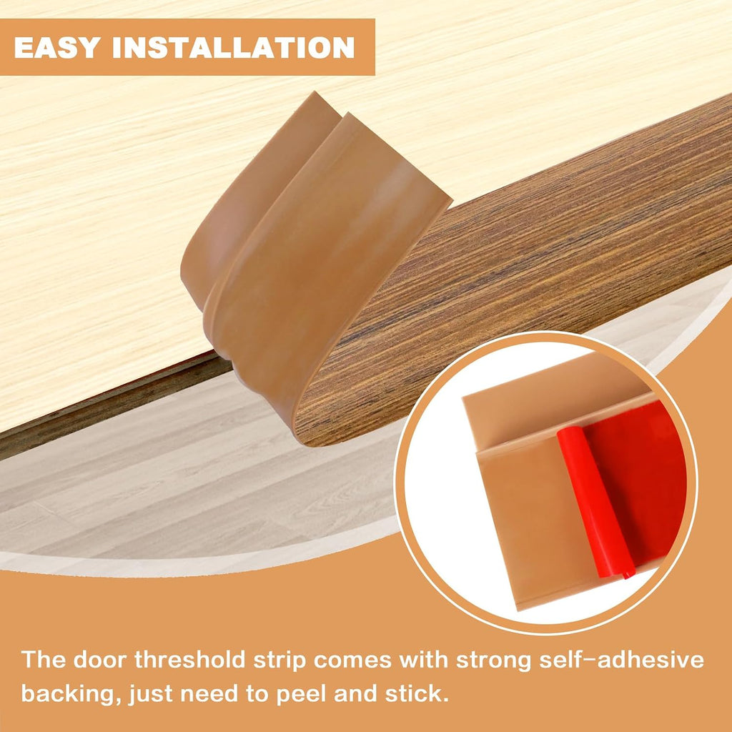 Vinyl Floor Transition Strip Self Adhesive Door Threshold Strip