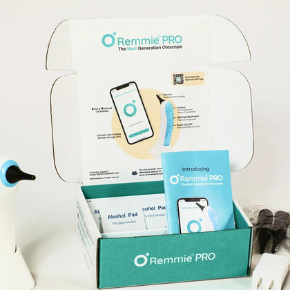 Wireless Otoscope Ear Camera - Remmie PRO | Digital Ear, Nose, and Throat Inspection Tool with LED Lighting for
