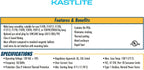 KASTLITE 1-Lamp Electronic Ballast, T8/T12 Fluorescent, 120V Rapid Start