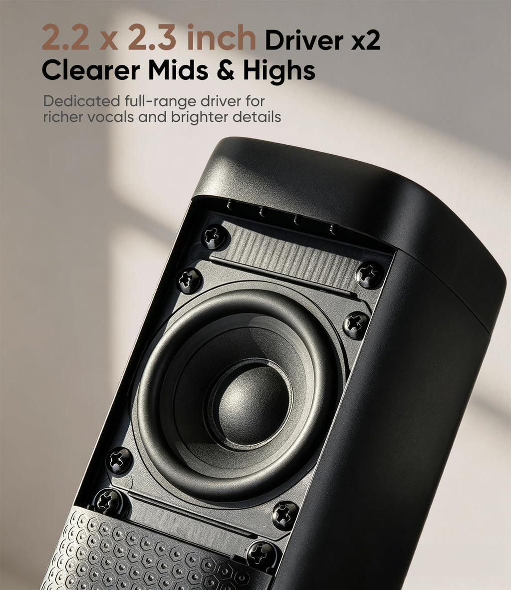 11.7" Sound Bar with Subwoofer, Deep Bass, Bluetooth/AUX/Optical | 5.25" Subwoofer, 88w Peak Power, Surround Sound