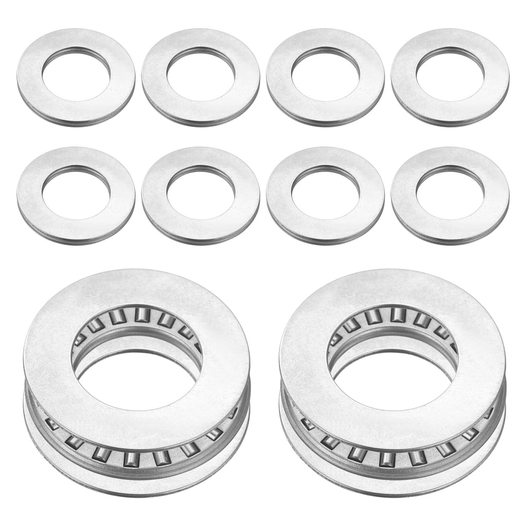 uxcell 10 Sets NTA916 Thrust Needle Roller Bearings with Washers, ID 9/16"