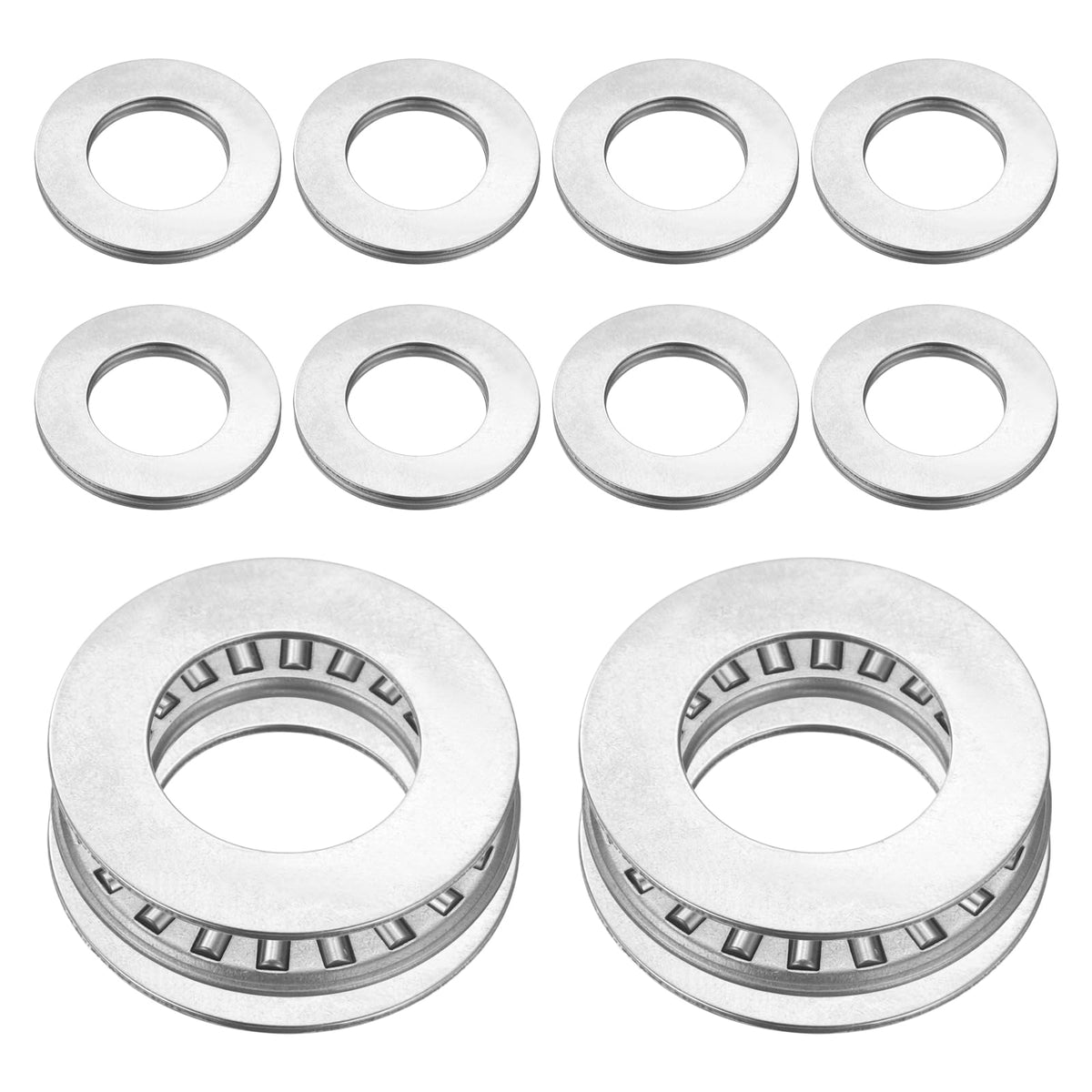 uxcell 10 Sets NTA916 Thrust Needle Roller Bearings with Washers, ID 9/16"
