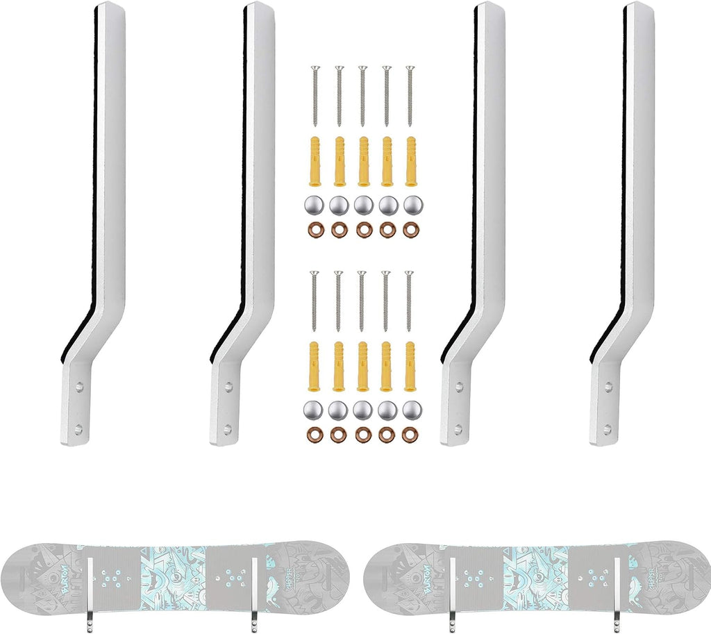 Snowboard Storage Rack Wall Mount Wall Holder - Hardware Included-Hold 2 Boards