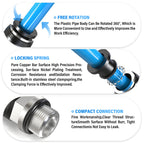 TAILONZ 6mm x 1/8" BSP Push to Connect Elbow Fitting 10Pcs