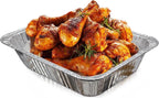 Aluminum Pans With Lids 9x13 [10 Sets] Aluminum Foil Pans Trays With Lids - Half Size Tin Foil Disposable Pans For