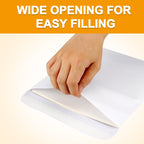 24 Pack 9 x 12 Self Seal Security White Catalog Envelopes