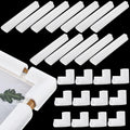 24 Pcs Foam Corner Protectors for TV Moving Mirror Shipping, White
