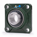 XIKE 2 Pcs UCF209-26 Bore 1-5/8" Pillow Block Square Flange Mounted Ball Bearings.