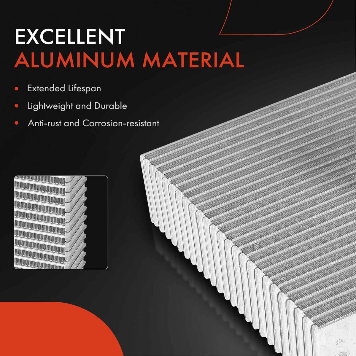 A-Premium Front AC Evaporator Core Compatible with Chevrolet & Buick