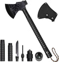 Survival Camping Axe, Folding Tactical Hatchet Axe for Outdoor | Multi-Functional Tactical Tomahawk with Hammer