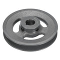 uxcell BK55-7/8 V-Belt Sheave 7/8"Bore 5.25"OD Single Groove Web Sheave Bored-to-Size Sheave, Cast Iron, Belt Section for 3L or B Belt