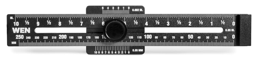 10-Inch Aluminum Offset Marking Gauge and Layout Tool with Laser-Etched Scale (ME252R)