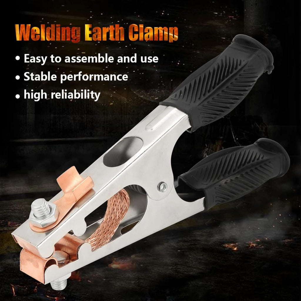 Welding Ground Clamp, 500A Electroplated Grounding Earth Clip