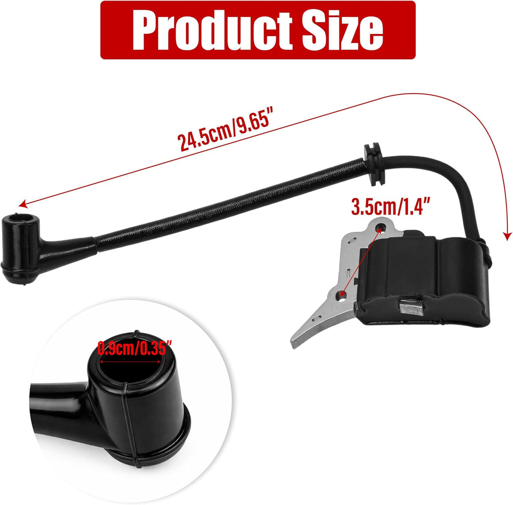 Chainsaw Ignition Coil Fit for Craftsman S145 S160 S165 S180 S185, Replacement Part for 753-10291