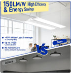 hykolity 4FT LED Linear High Bay Light, 3CCT 4000K/5000K/6500K, 150LM/W