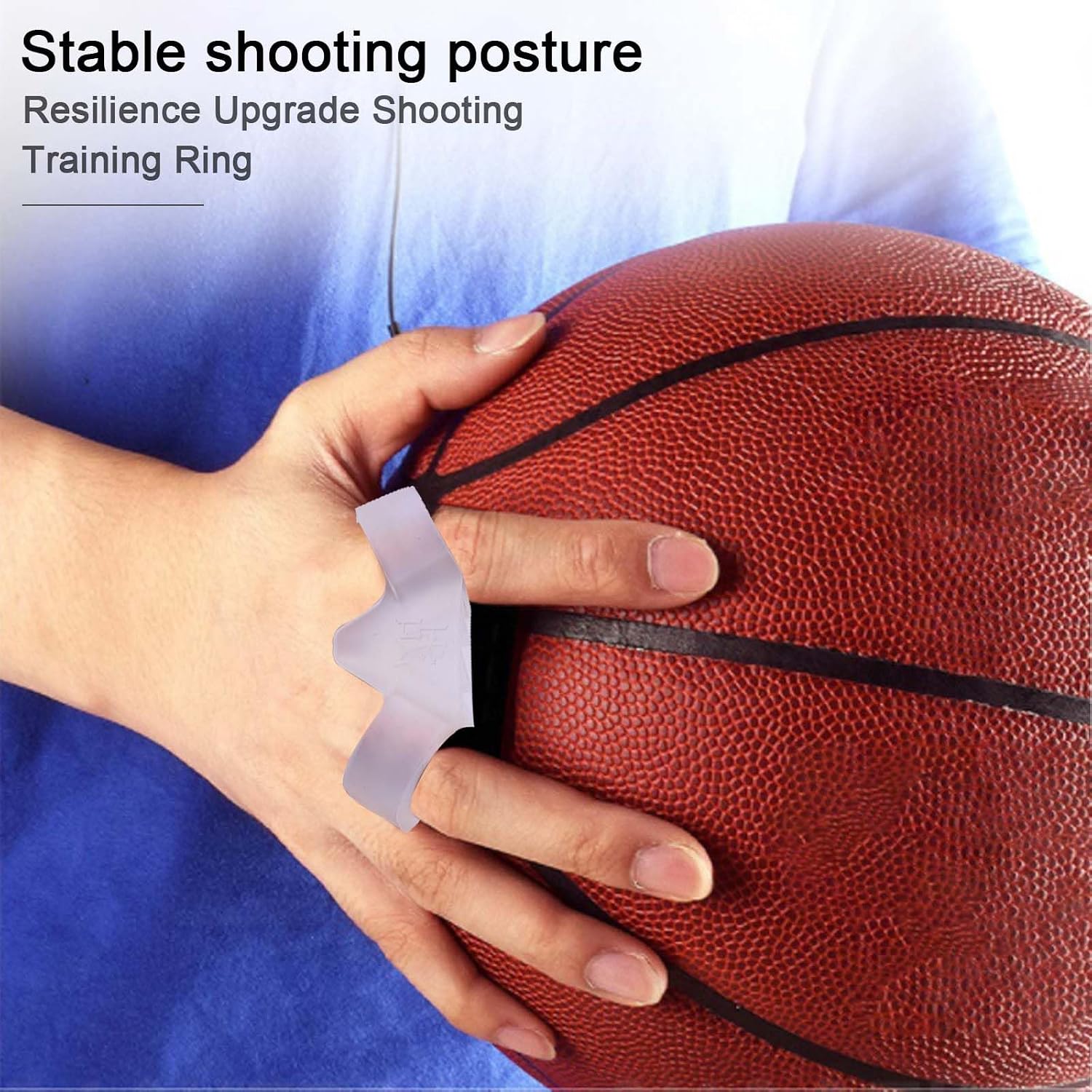 Basketball Shooting Aid, 2.1cm Diameter Basketball 3 Point Shooting Trainer Finger Training Aid Equipment Shoot Lock