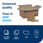 Multifold Hand Towel, Natural, 16 packs x 250 sheets, MK520A