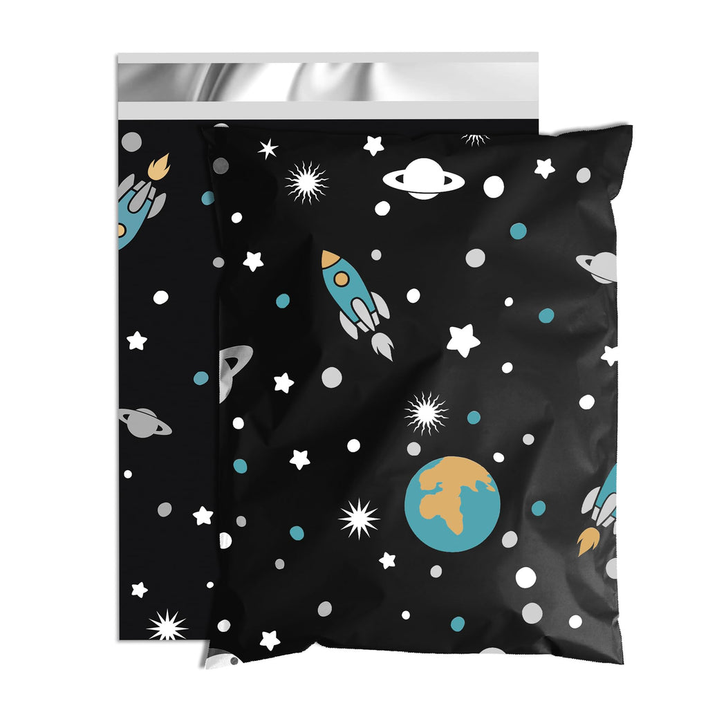 Cute Poly Mailers 6x9 Inch 100 Pcs, Planets Printed
