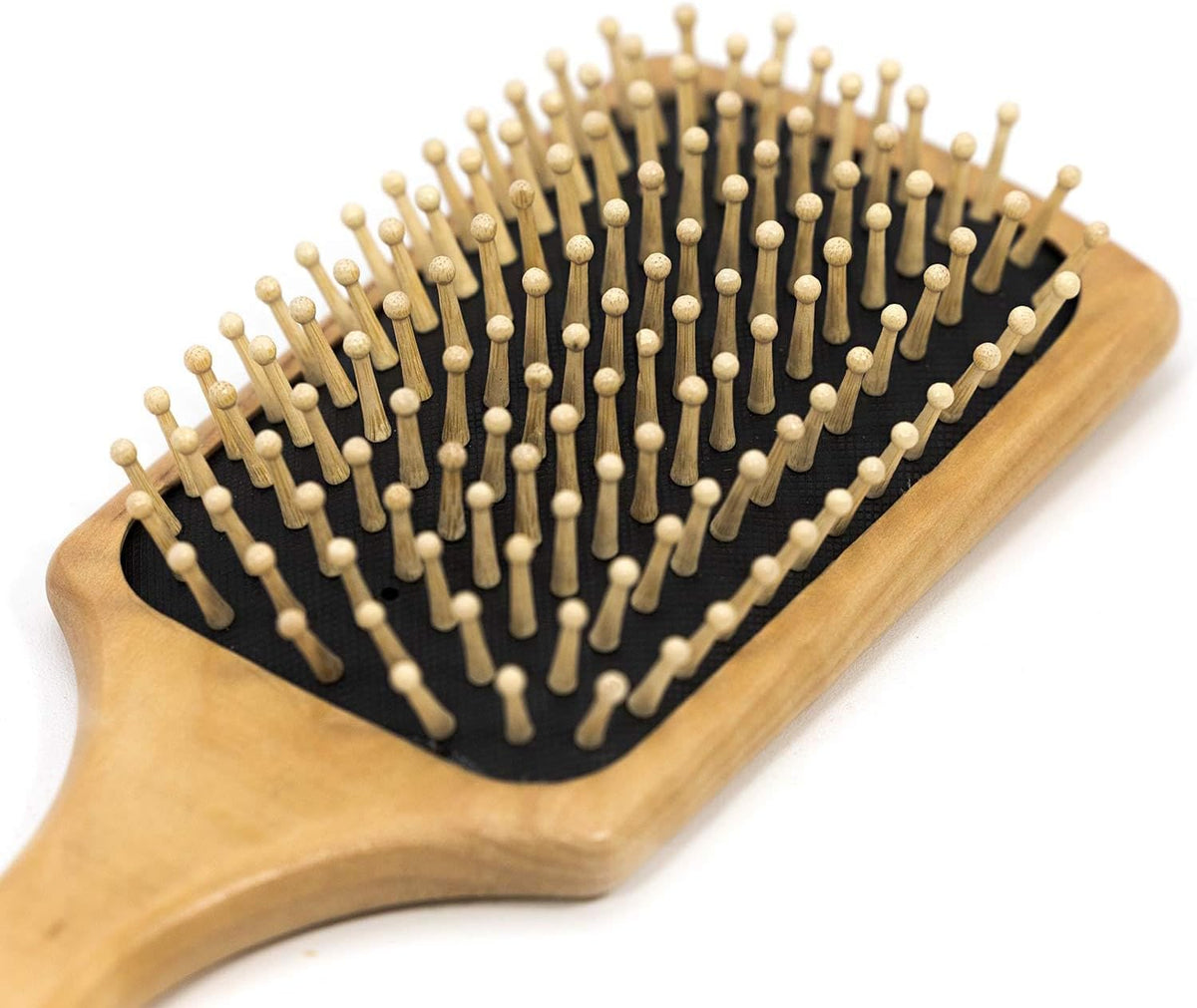 Equine Wooden Mane & Tail Brush for Horses | Brown | 9.5"