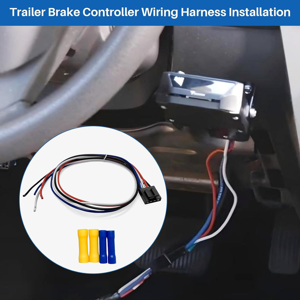 8506911 Universal Pigtail Trailer Brake Controller Wiring Harness