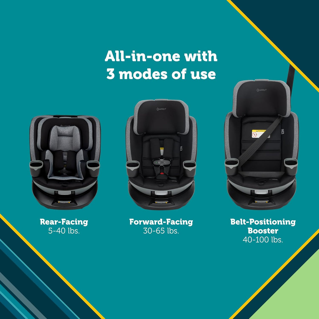 Turn and Go 360 DLX 360 Car Seat, Rotating All-in-One Convertible Car Seat, Stonington