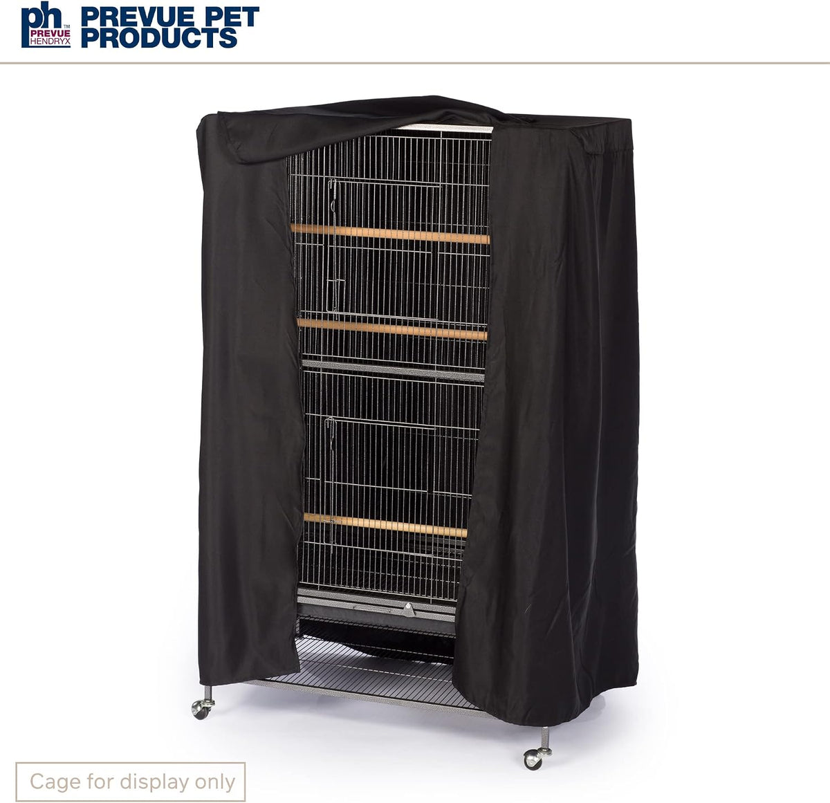 Large Bird Cage Cover - Black, Size Large