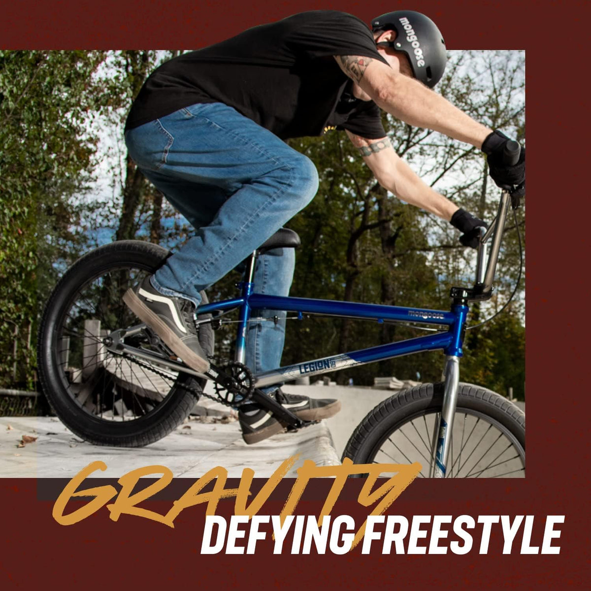 Legion Kids Freestyle BMX Bike, Intermediate Rider, Boys and Girls Bikes, 20-Inch Wheels, Hi-Ten Steel Frame, Micro