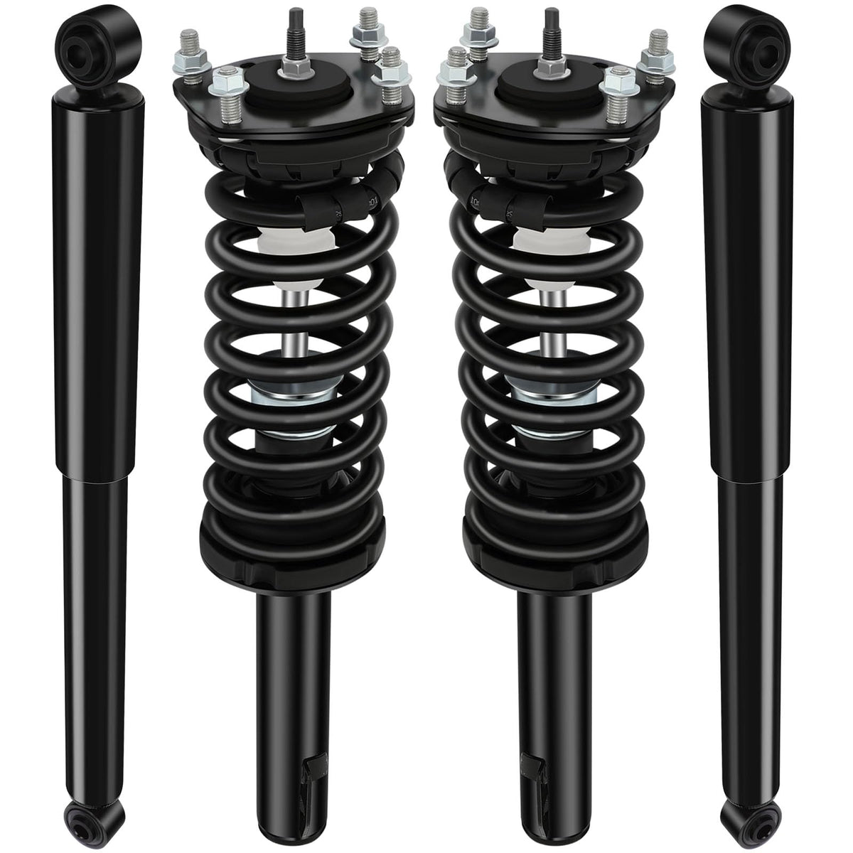 AUTOMUTO Front Rear Complete Struts Assembly for Jeep Commander 2006-2010