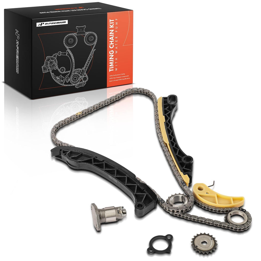 A-Premium 9PCS Engine Timing Chain Kit W/Sprocket & Tensioner & Guide