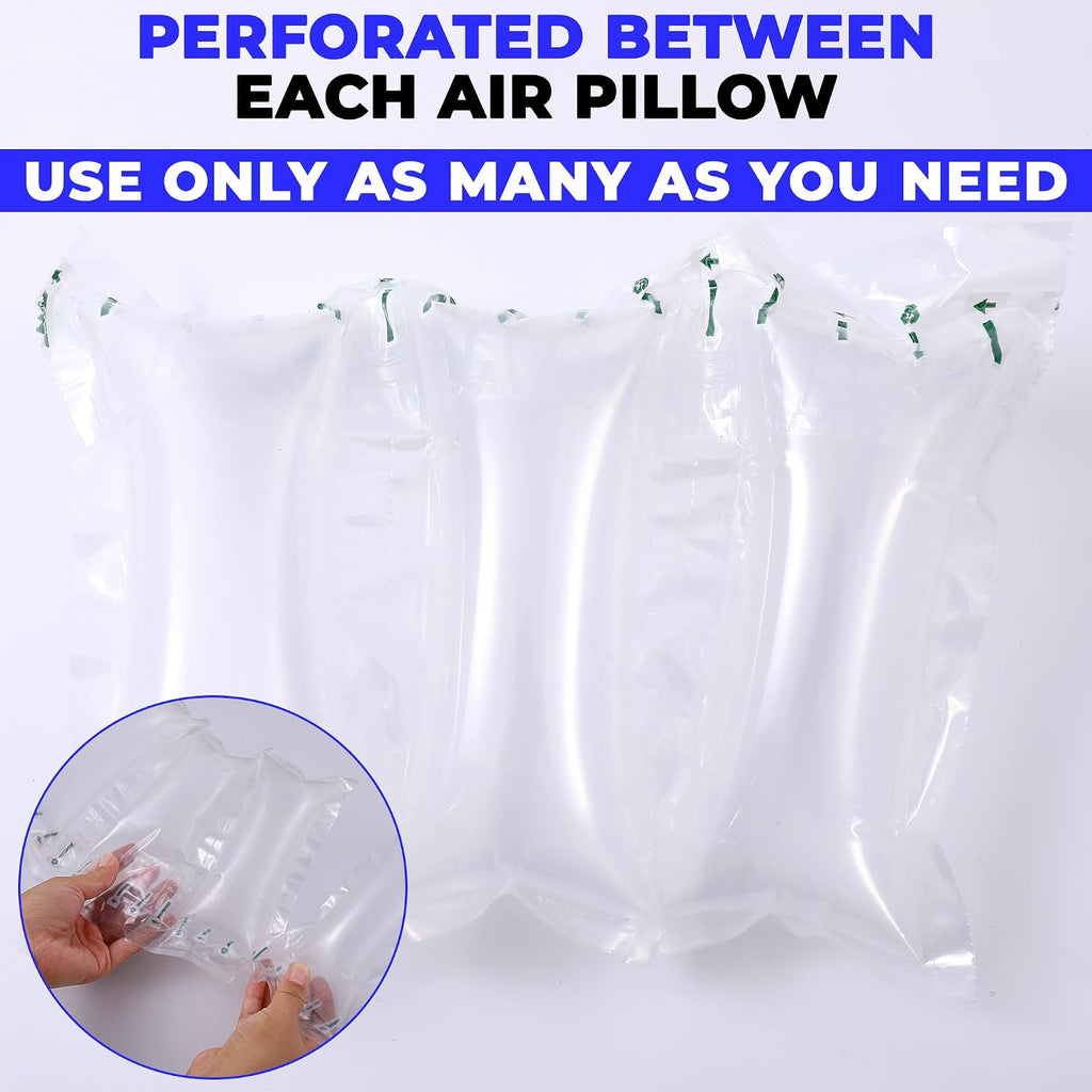 330 Count 4x8 Air Pillows for Shipping with Hand Pump