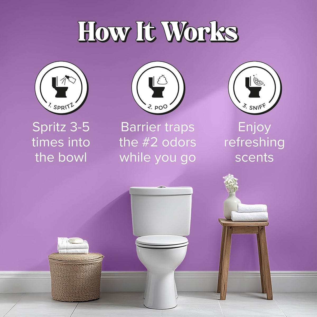 Before-You-Go Toilet Spray, Lavender Vanilla, 2 Fl Oz