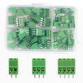 50PCS 2.54mm 0.1" Pitch PCB Mount Screw Terminal Block Connector
