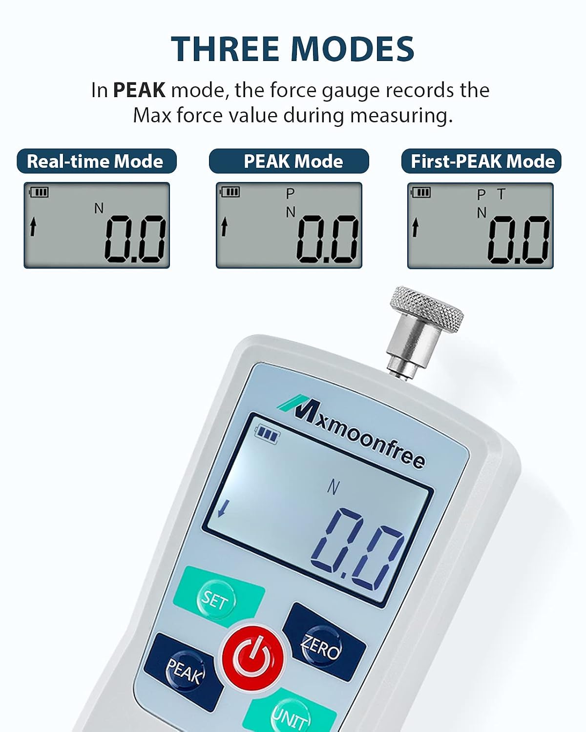5N Digital Force Gauge Push Pull Tester Portable with Case
