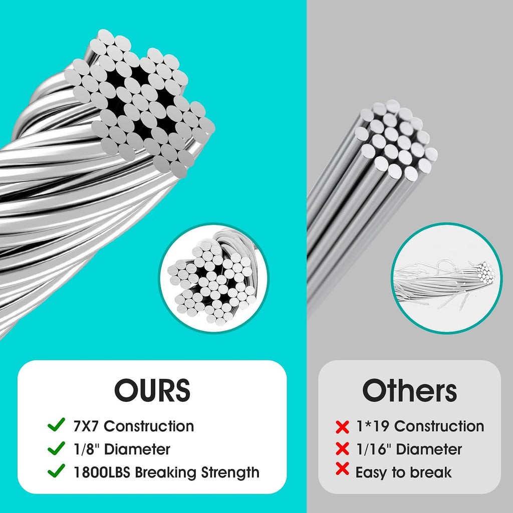 Ground Anchors Heavy Duty Shed Anchors Kit Mobile Home Anchor, 4x15in | Trampoline Anchors with 1/8" Galvanized Cable