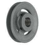 uxcell BK55-1 3/16 V-Belt Sheave 1-3/16"Bore 5.25"OD Single Groove Web Sheave Bored-to-Size Sheave, Cast Iron, Belt Section for 3L or B Belt
