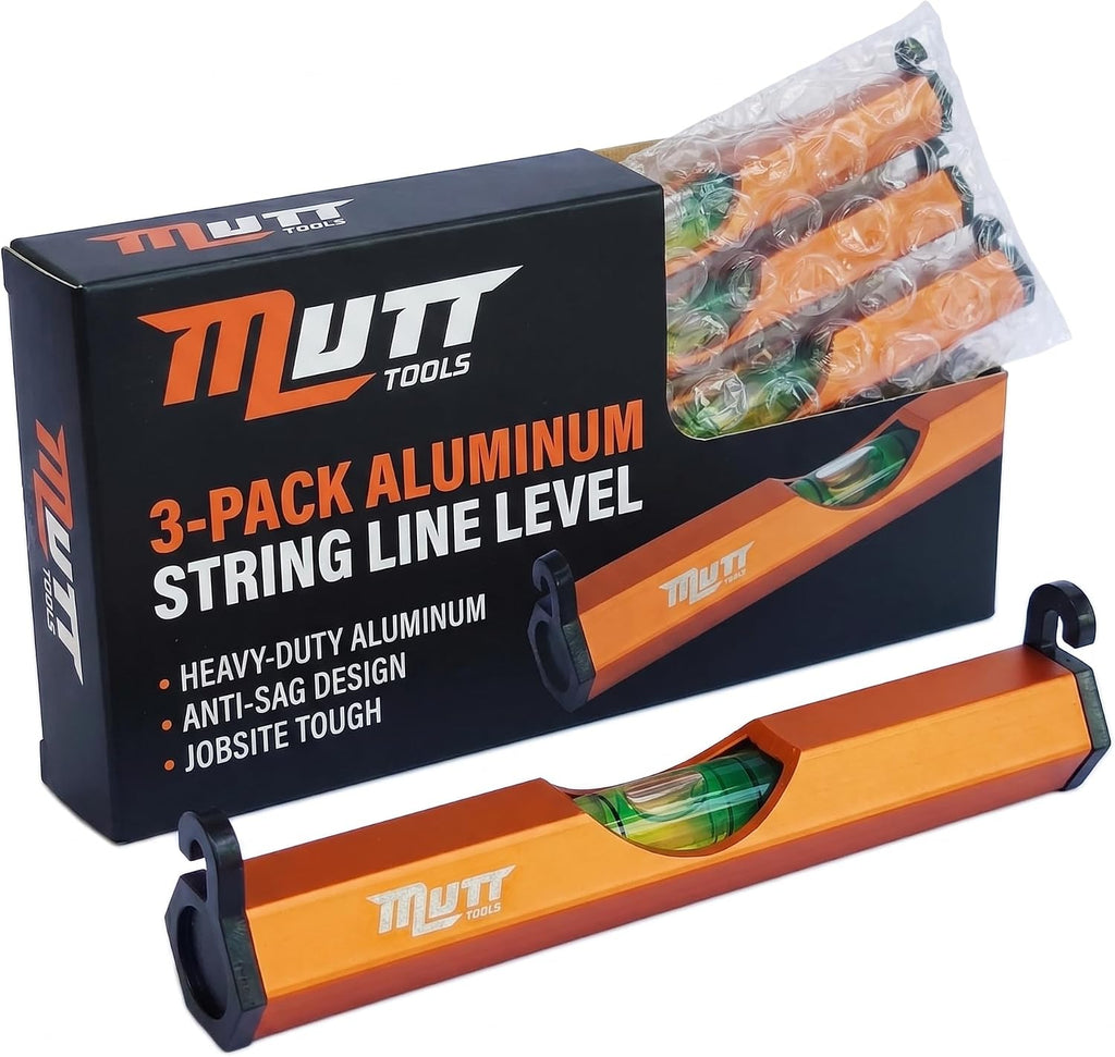 3 Inch Aluminum String Line Level for Construction | 3 Inch, Aluminum, String Line, Vial Level, Construction