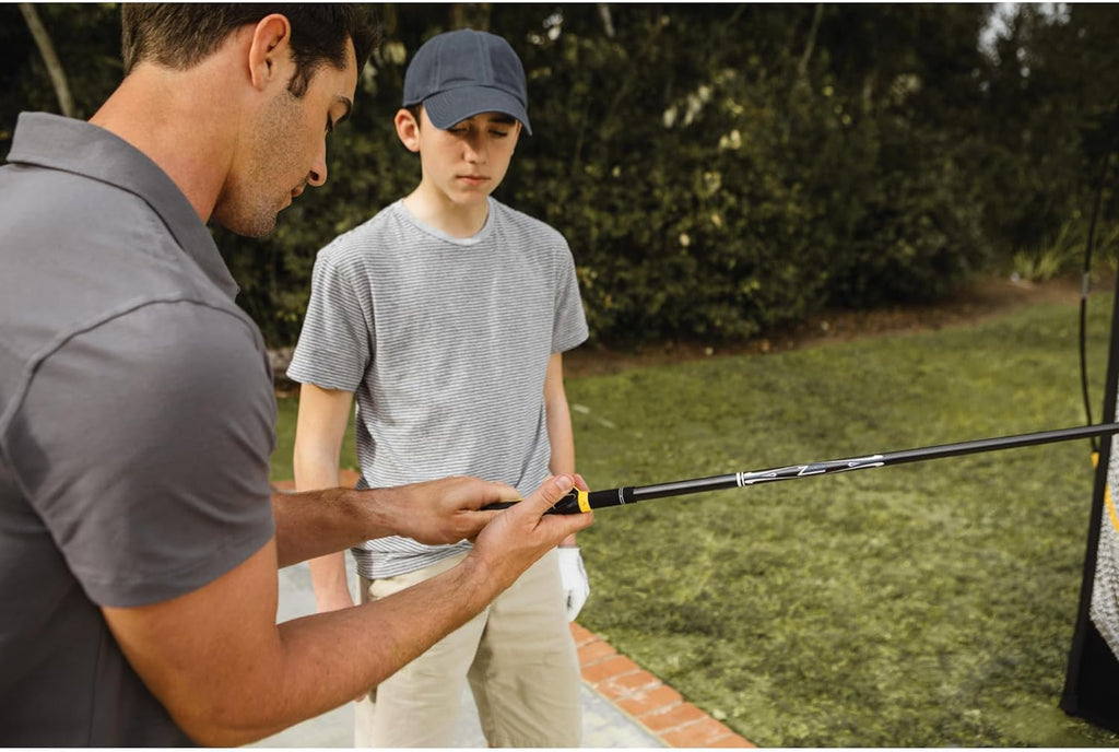 Golf Grip Trainer, Club Attachment for Correct Hand Positioning and Muscle Memory, Fits Standard Grips from Driver to