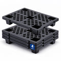 4 Pcs Plastic Pallets for Basement Storage,23.6''x15.8''x3.9''