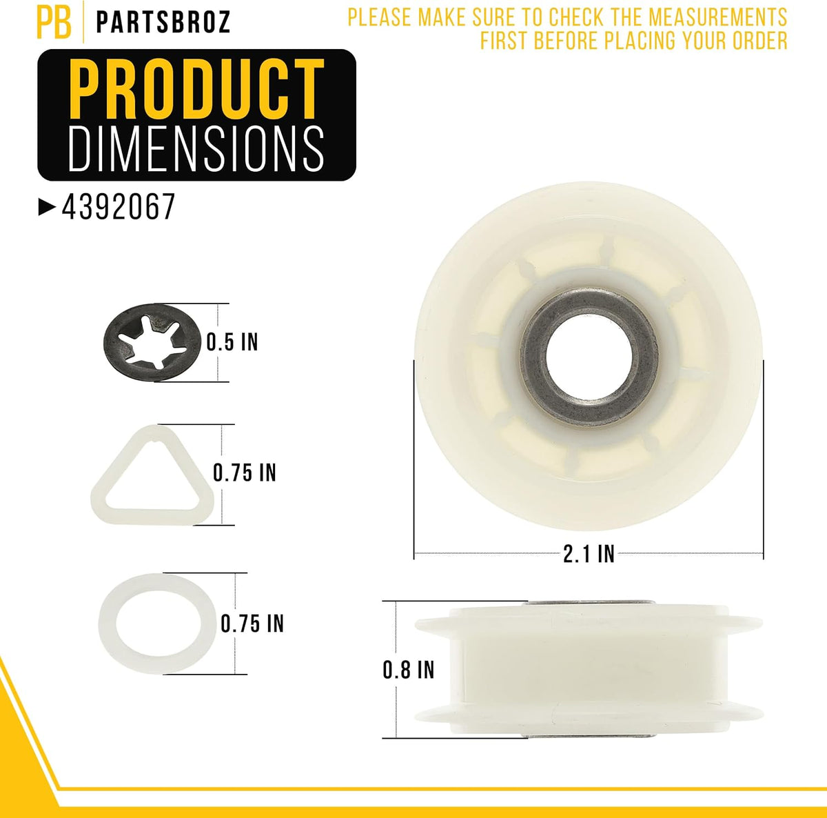 Dryer Repair Kit for Whirlpool WGD9500TW3