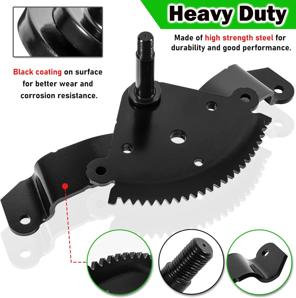 AM136297 Steering Sector Gear For X300 X320 X340 X500 X520 Lawn Tractor, Replace AM136297 M151206