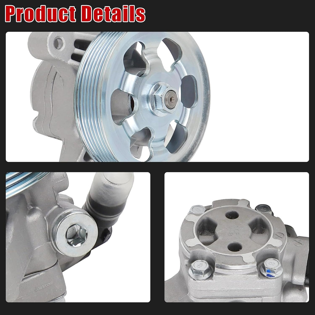 Power Steering Pump 21-5419 for Honda Accord L4 2.4L 06-07