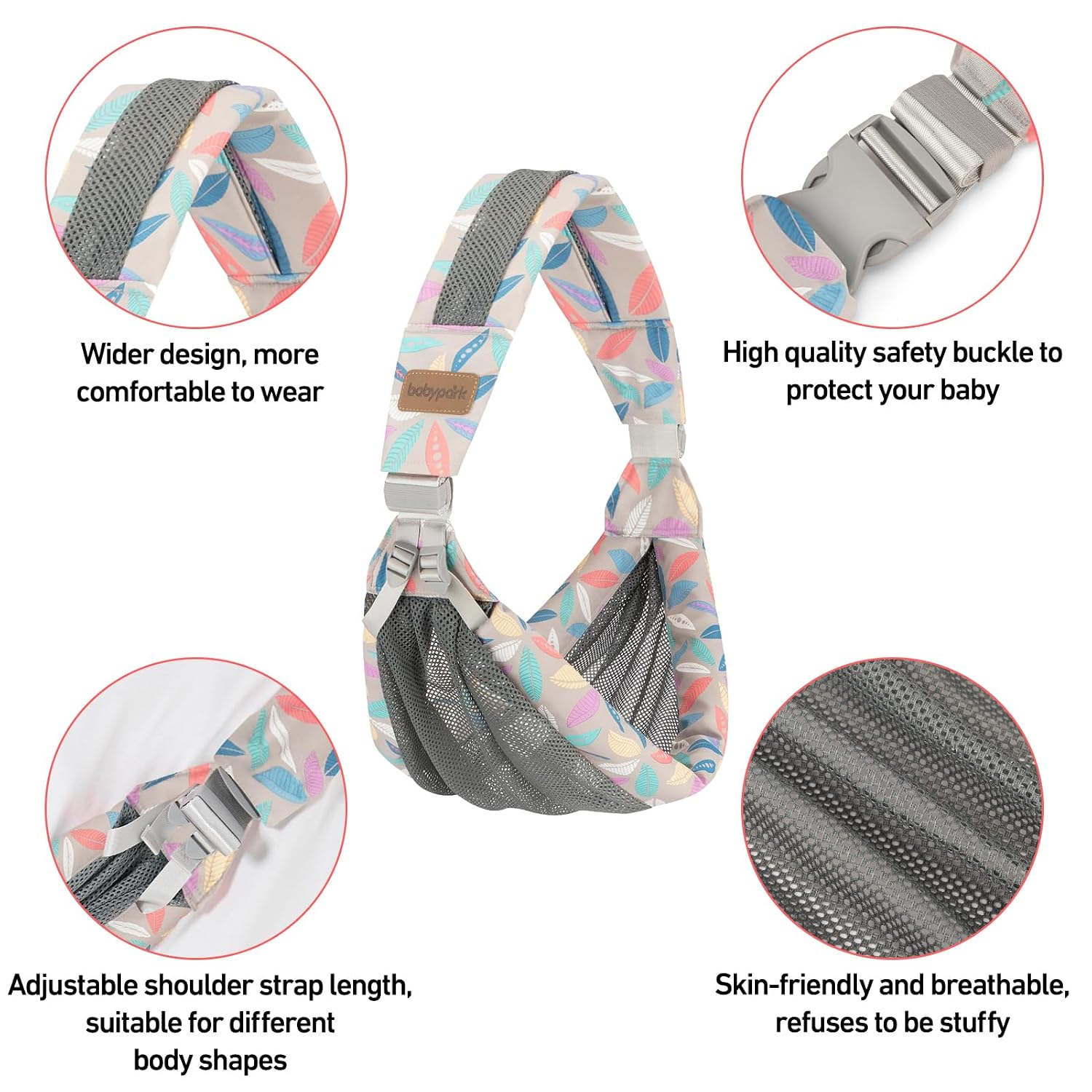Baby Carrier Sling Toddler Holder Newborn Carriers Wrap Straps Blue | Ergonomic Portable Infant Carrier Wrap Sling