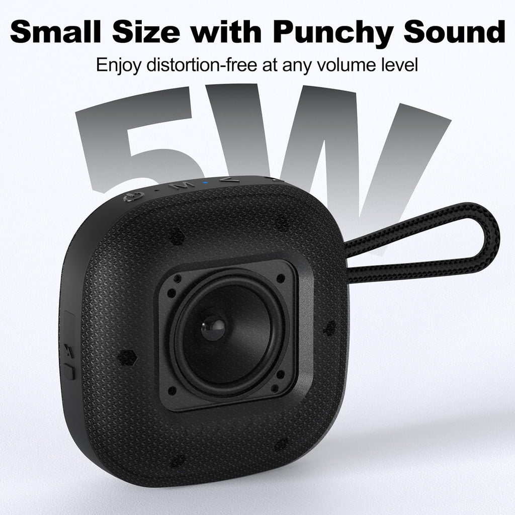 Portable Bluetooth Speakers Wireless, IPX7 Waterproof Mini Speaker with 16 Hours Playtime, Loud Stereo Sound, TWS