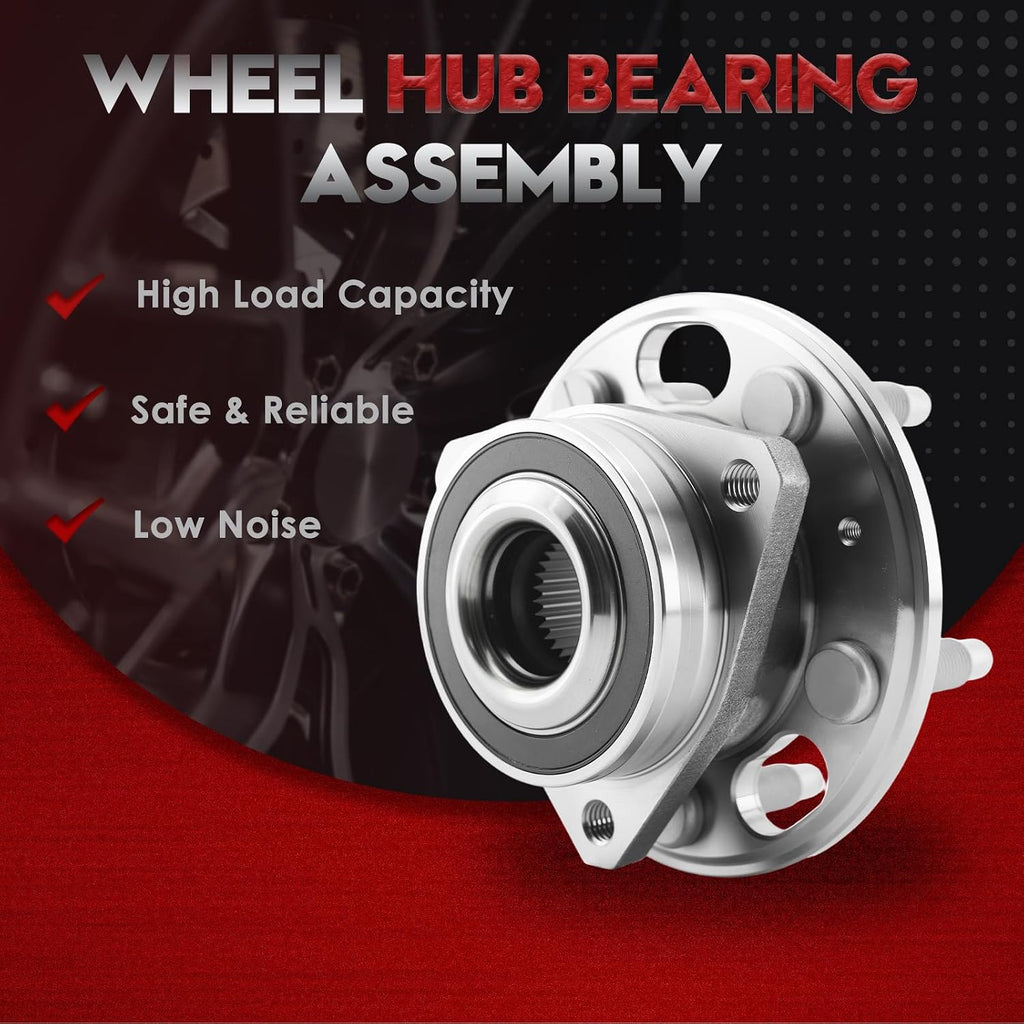 Betthand Front/Rear Wheel Bearing Hub Assembly for 2013-2015 Chevy Malibu