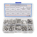 #6-32 UNC Stainless Steel Knurled Hex Socket Cap Screw Nut Washer Kit