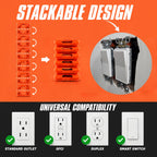 Upitry Outlet Spacers for Electrical Box: 60Pcs Stackable Extender Shims