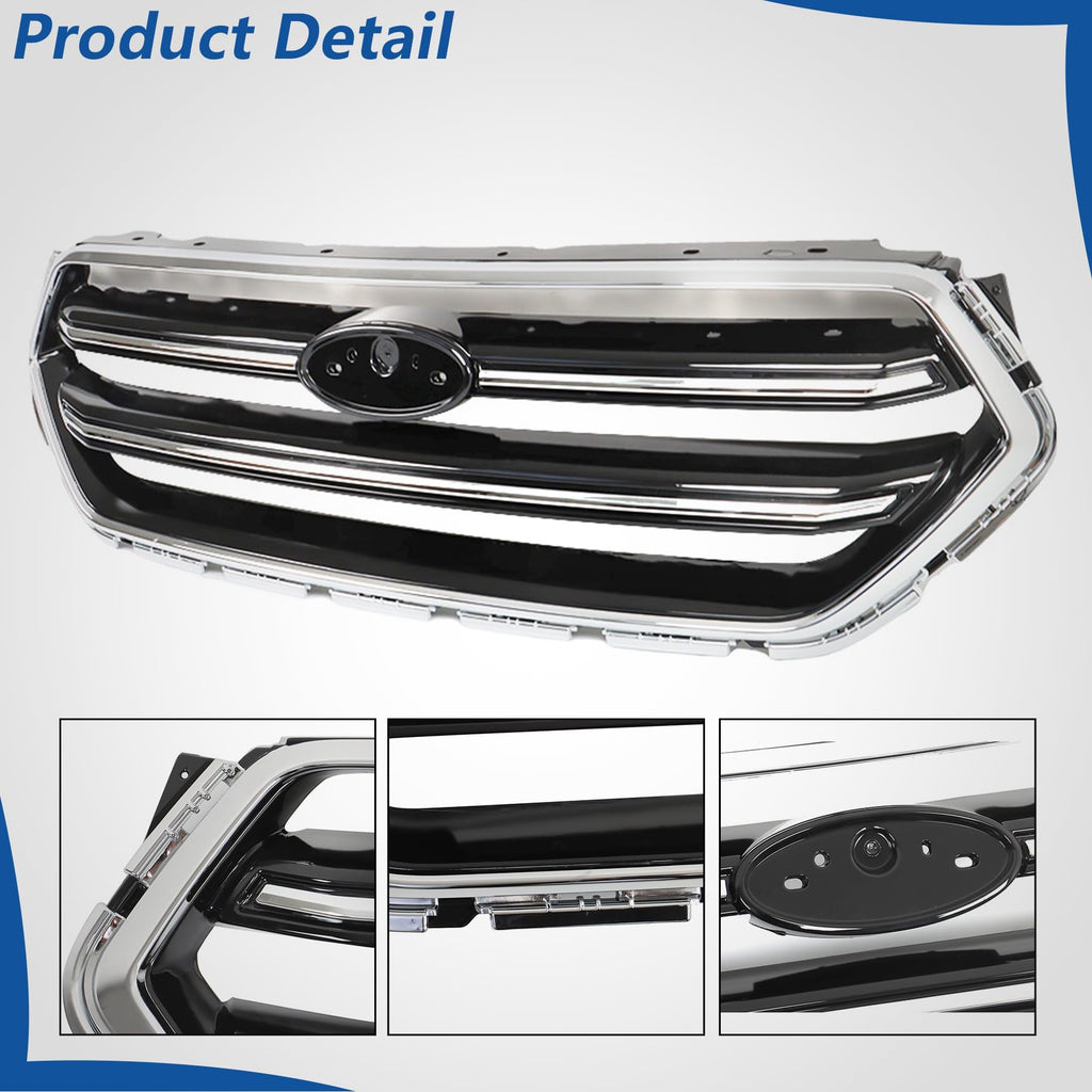 WFLNHB Front Bumper Grille Upper Replacement for Escape GJ5Z8200C