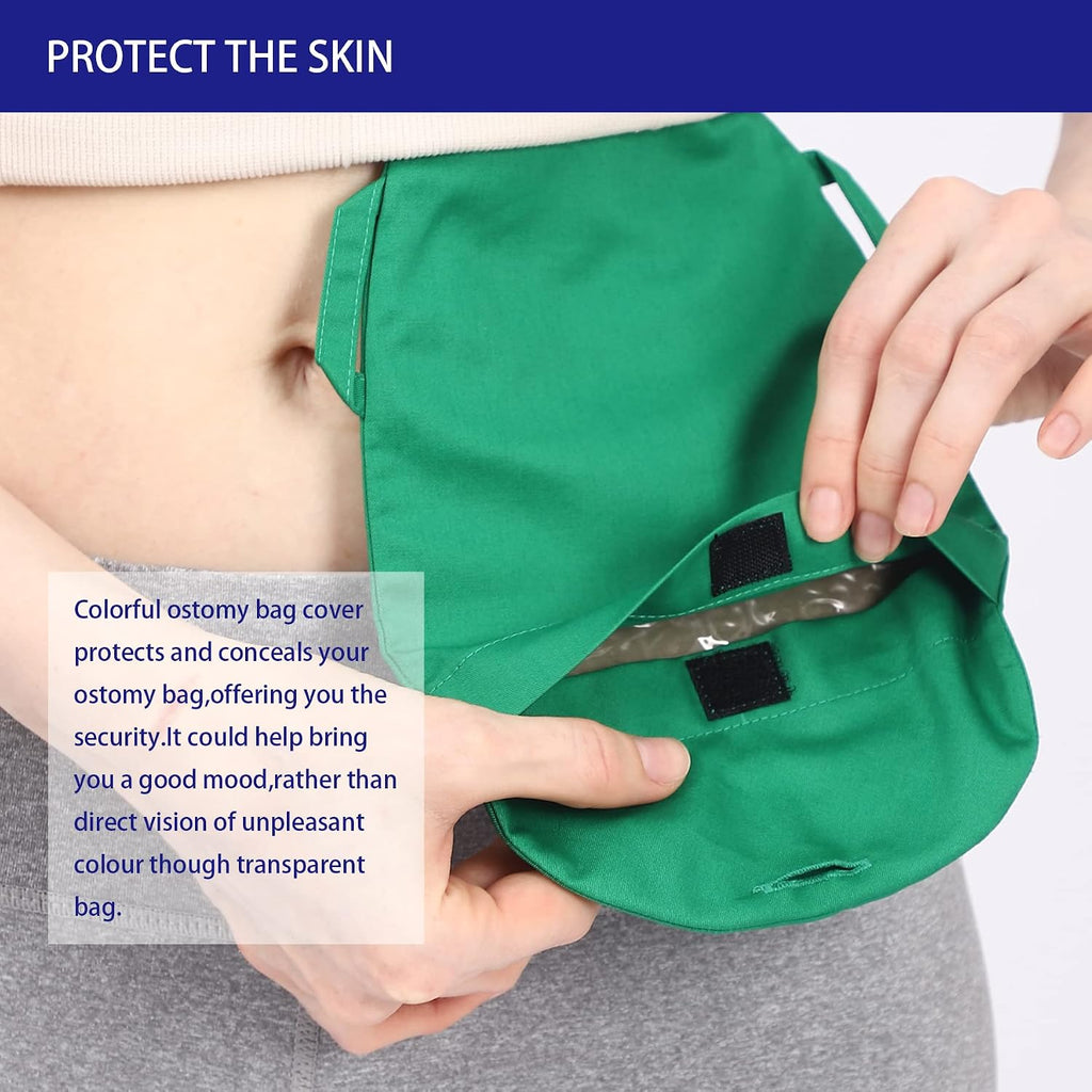 Ostomy Pouch Colostomy Bag Cover -3 Pieces