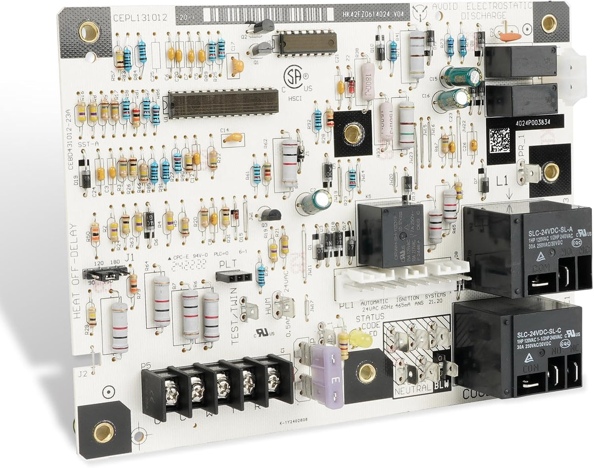 HK42FZ061 Control Board Compatible with Carrier Payne Bryant HVAC Furnace Control Board, Replacement CEPL131012-20