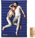 Double Sleeping Pad,Extra Thick 3.75in Camping Mattress 2 Person,Queen Size Inflatable Air Mat,Lightweight and